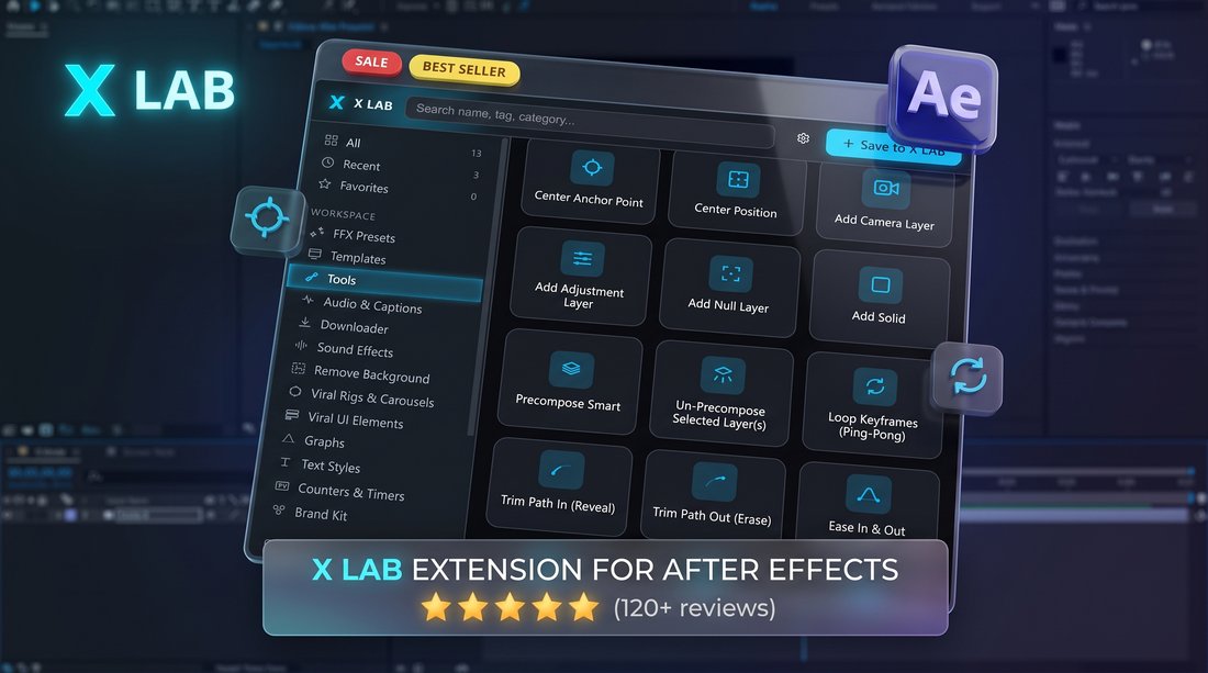 إكستنشن X LAB لأدوبي أفتر إفكتس